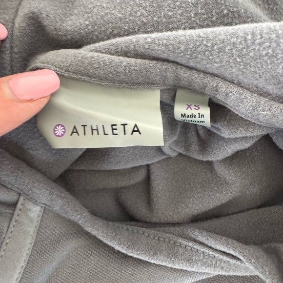 Athleta Hoodie Sweatshirt Funnel Neck XS - Picture 6 of 7
